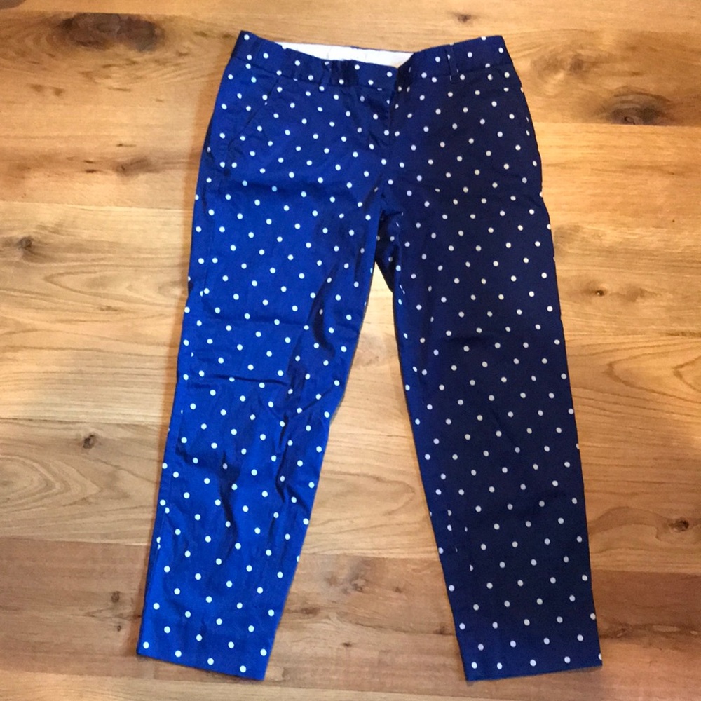 J.Crew polka dot pants